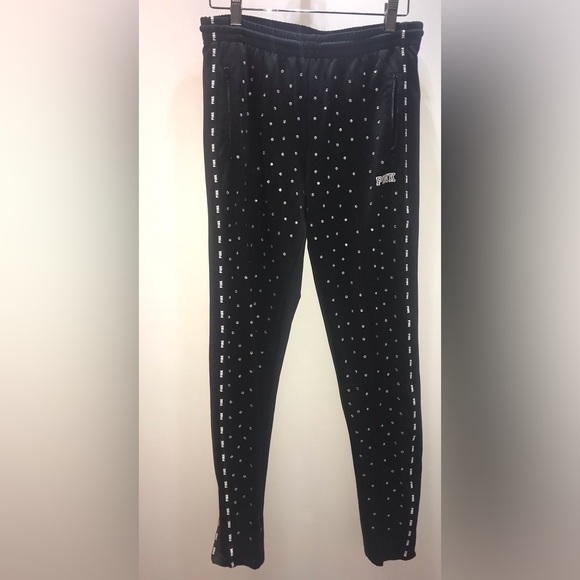 Victoria’s secret PINK VS PINK Rhinestone track pants - Picture 1 of 7